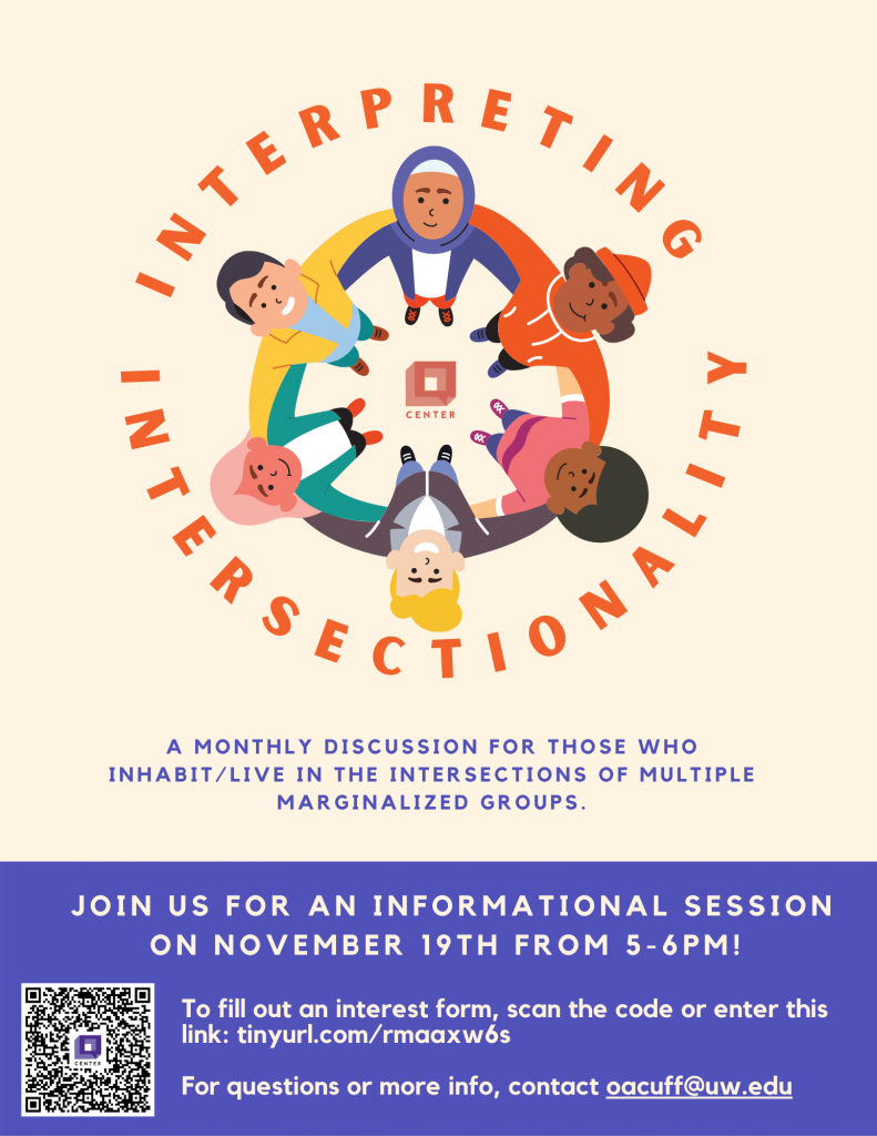 Q Center: Interpreting Intersectionality Discussion Series – 11/18, 5: ...