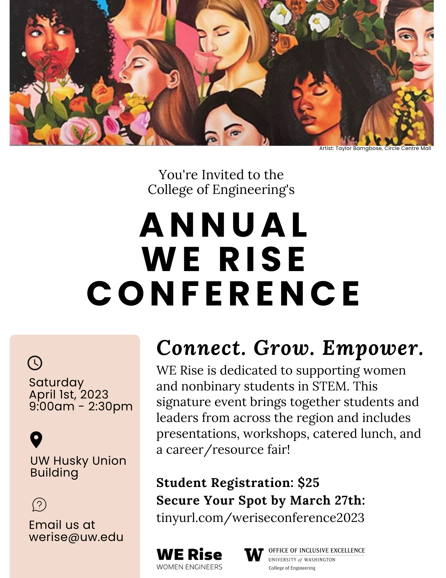 WE Rise Annual Conference 4/1, HUB ECE Advising Blog